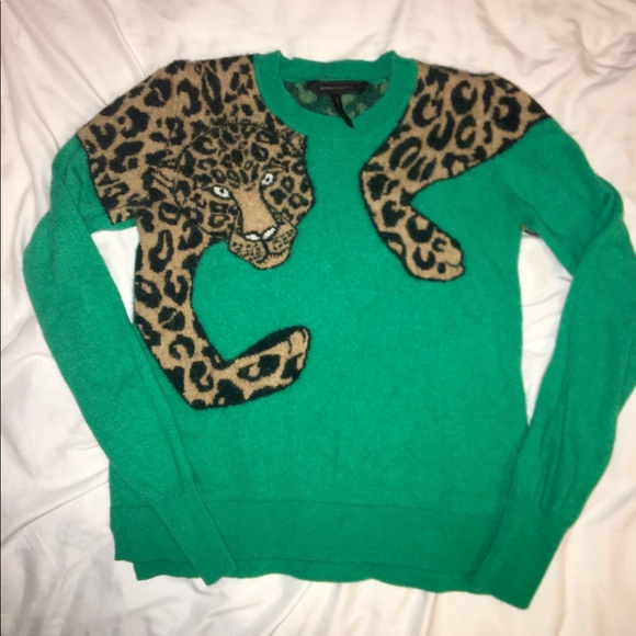 COPY - BCBG MaxAzria Leopard sweater - Picture 3 of 6